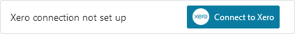 Click Connect to Xero in your Organisations tab.